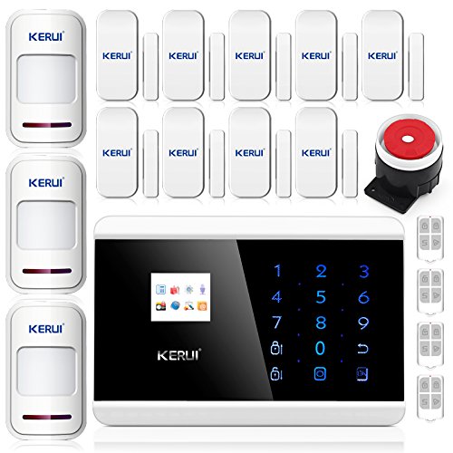 KERUI Wireless GSM SMS ANDROID IOS APP PSTN Home Burglar Security Alarm System Detector Sensor Call