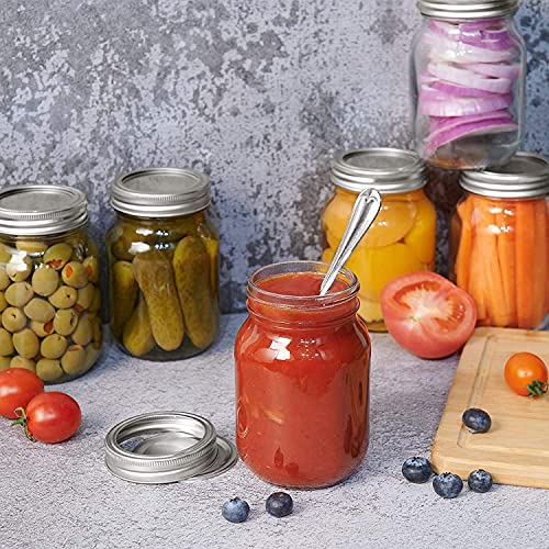 24Count Canning Lids Regular Mouth Canning Flats for Ball, Kerr Jars