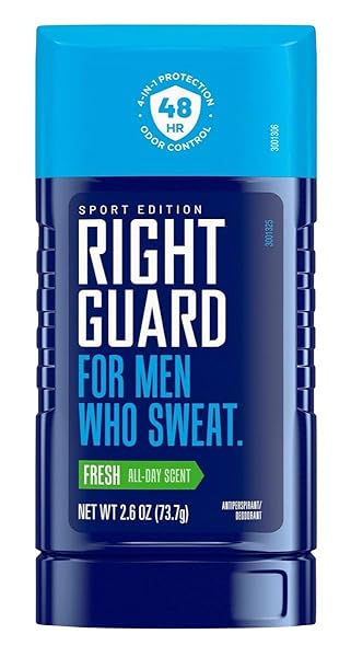 RIGHT GUARD, SPORT FRESH DEODORANT, 2.6 OUNCE