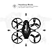 Mini Drone, Potensic A20 Altitude Hold Quadcopter Drone 2.4G 6 Axis Headless Mode Remote Control Nano Quadcopter for Beginners - Black