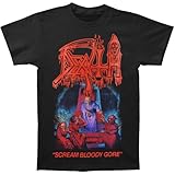 Death Men's Scream Bloody Gore T-shirt Black