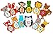Pearhead First Year Monthly Milestone Felt Animal Photo Sharing Baby Belly Stickers, 1-12 Months