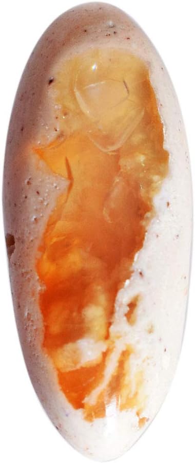 Natural Mexican Fire Opal Cabochon, Size 27x11x6 MM Wire Wrapped, Pendant Stone, Jewelry Component, Fire Opal Suppliers, Best Price AG-14305