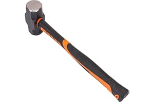 Biugaaufai 3 lb Sledge Hammers, Heavy Duty High-Carbon Steel Hammer Head, Crack Hammer for Striking, Workouts and Demolition Work