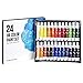 Artlicious - 24 Tube Oil Paint Set - Great for Canvas Panels, Boards & Stretched Canvas