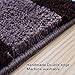 HEBE Non Slip Shag Microfiber Shower Bath Rug Absorbent for Bath Mat, Machine Washable Bathroom Floor Carpet 26