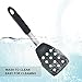 Flexible Silicone Spatula Heat Resistant up to 600oF Turner Steel Strong Blade for Pancake Flipper, Egg Turner, Omelet Spatula and Pizza Cutter