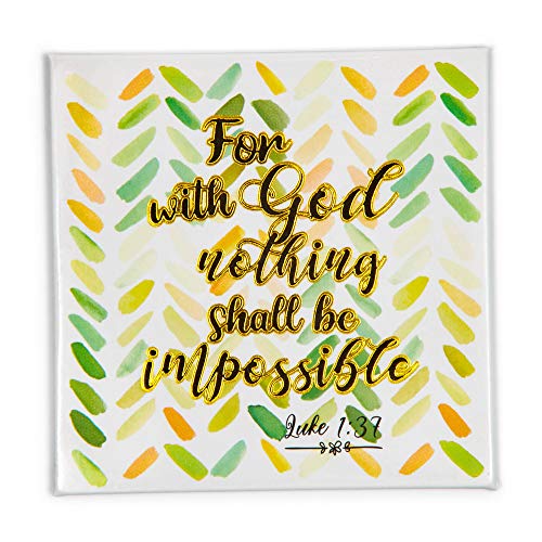 Pipilo Press Christian Verse Quotes Square Magnets (8 Pack) 8 Designs, 2.5 Inches - Thumbnail 4