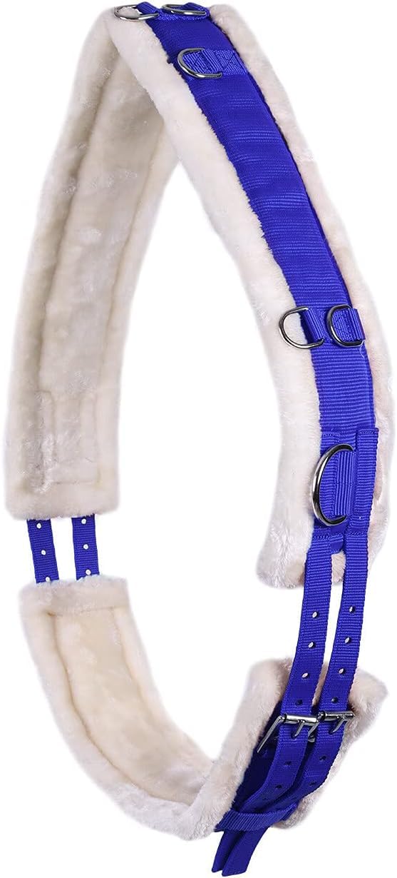 Countrypride HORSE LUNGING ROLLER LUNGING GIRTH FOR HORSE TRAINING SCHOOLING ROYAL BLUE SIZE SHET-FULL (Cob)