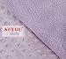 KOYOU Baby Purple Super Soft Minky Plush Reversible Double Layer 30