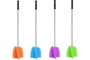 WAQONUY 4 PCS Silicone Resin Mixer Paddles for Drill, Epoxy Mixer Attachment for Drill, Paint Mixer/Paint Stirrer for Mixing Resin, Epoxy, Silicone Molds (Medium-10.5/inch)