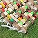 KINTOR Large Parrot Chewing Toy Bird Cage Heavy Duty Bite Toys African Grey Macaws Cockatoos Eclectus Amazonthumb 3