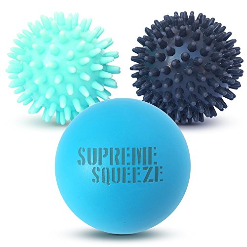 Massage Ball Roller Set - Lacrosse and Spiky Ball Combo Pack - Massage Balls Perfect for Trigger Point and Foot Massaging Health & Household, Wellness & Relaxation, Massage Tools & Equipment, Massage Tools, Massage Balls