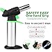 Butane Torch, Culinary Cooking Torch, Refillable Kitchen Blow Torch with Adjustable Flame and Safety Lock for Cooking, Camping, Creme Brulee, Dabs, Soldering, Jewelry, Blazing