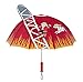 Kidorable Red Fireman Umbrella for Boys w/Fun Fire Hydrant Handle, Pop-Up Ladder Flames