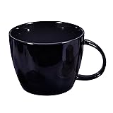 fMSDD Large Coffee Cup, Ceramic Black Coffee