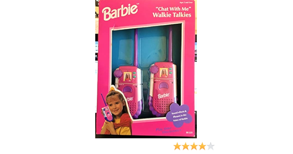 barbie walkie talkies 90s