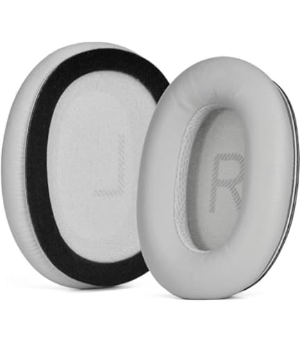 Coussinets De Rechange Pour Casque Mpow H12 ANC / H10 / RCA H033C – Cuir Protéiné, Confort Mémoire De Forme