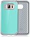 E LV Case for Galaxy S7 Edge Case (Shock Proof Defender) Slim Case Cover - Impact Resistant Armor Hybrid Protection for Samsung Galaxy S7 Edge - [Mint/Grey]
