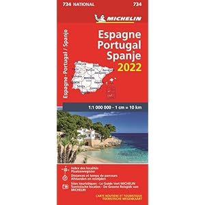 Michelin 734 Spanje / Portugal 2022