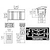 Bandc-Marine-Boat-Car-7-Pins-2-Light-Blue-Led-On-off-on-Rocker-Switch-Dpdt-Waterproof-12v-24v