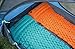 Hikenture Sleeping Pads for Backpacking Ultralight Camping Air Mats with Build-in Pillow(Orange)
