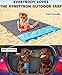 KYNETYKON Beach Picnic Blanket, Waterproof Pocket Blanket 55