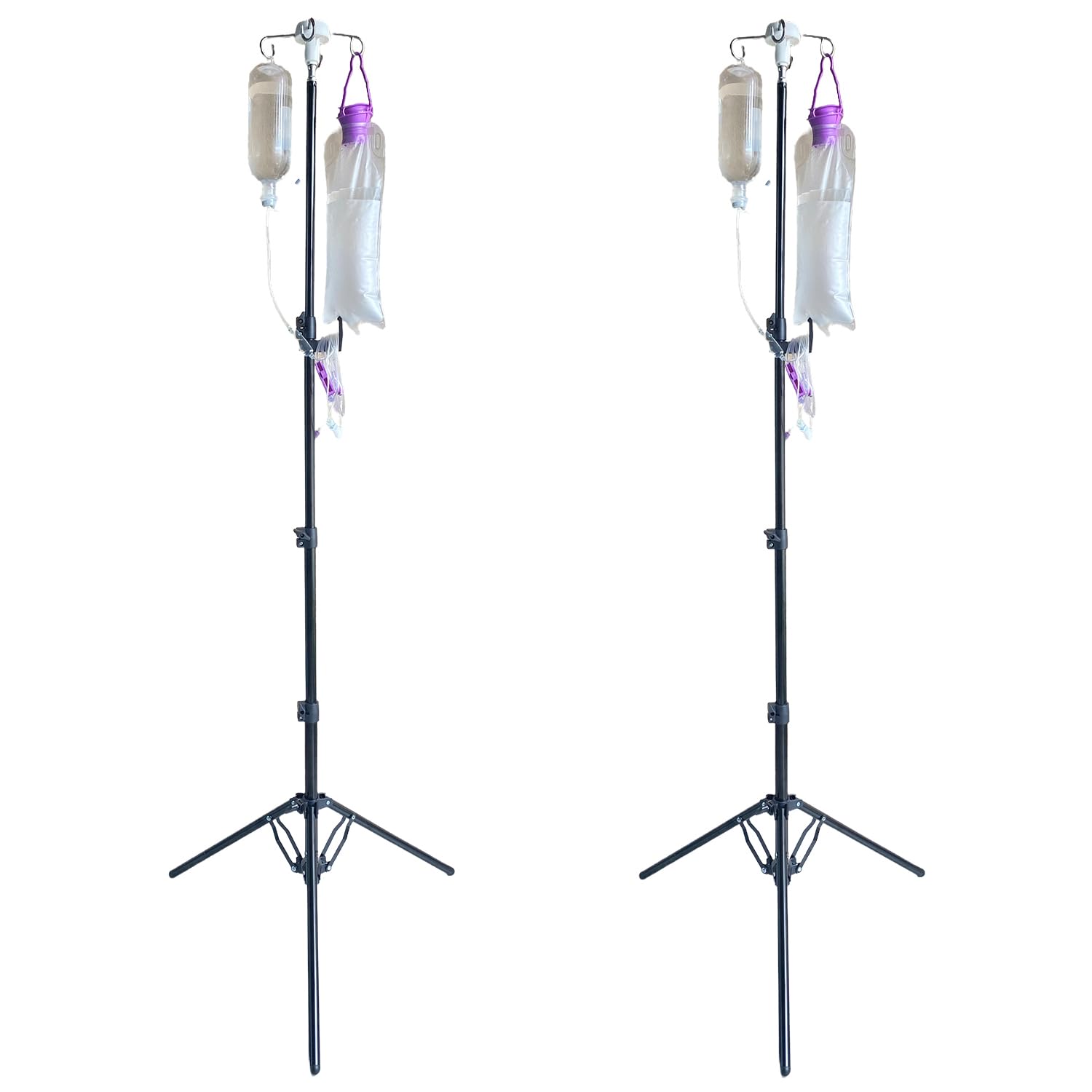 Portable IV Pole Collapsible for