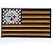 Pittsburgh Steelers Black and Gold USA American Flag Iron on Jersey Patch 4