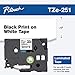 Brother P-touch ~1" (0.94") , TZe251, Black on White Standard Laminated Tape - 26.2 ft. (8m) primary