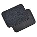 BDK Classic Carpet Floor Mats for Car & Auto - Universal Fit -Front & Rear with Heelpad (Dark Gray)