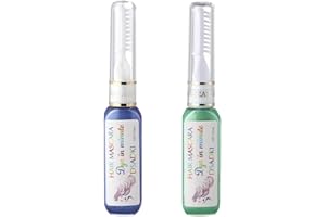 DSADKI Temporary Hair Color Mascara Washable Hair Dye Stick Non-toxic Instant Hair Chalk Dye for Girls Women (Light Purple+Green)