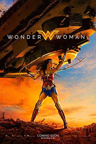 KodiakPrints Wonder Woman (2017, Tank English Version) Advance - Movie Poster - Size 11"x17"