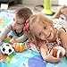 Etna My Sports Bag, Plush Toy Play Set - Toddler Sensory Toys with Plush Balls That Make Sports Sounds and Cheers -Includes Sports Bag Plush Basketball Plush Baseball Plush Soccer Ball Plush Football
