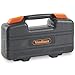VonHaus Orange 39 Piece General Tool Set - Home Hand Tool Kit with Plastic Toolbox Storage Case