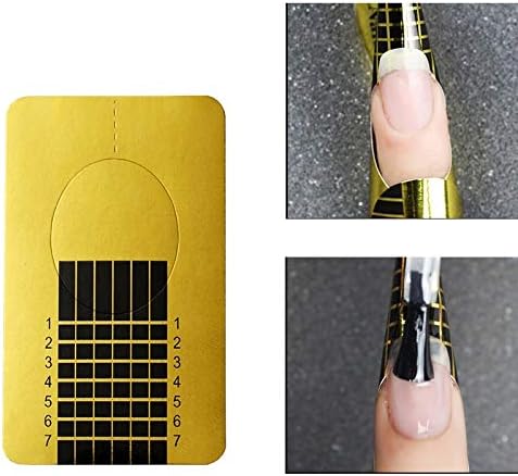 Renovatio Nails - MSHARE 50pcs Nail Forms Set for Poly Gel Acrylic UV Gel Tips Extension