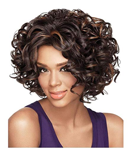 Short Wavy Wig Fashion Curly Hairstyle Wigs For Woman Price In Uae