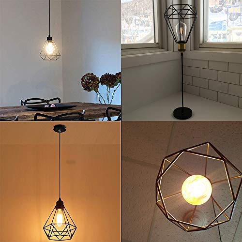 MKLOT Lighting Metal Lamp Guard for Pendant String Lights Vintage Lamp