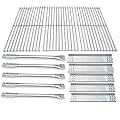 Direct Store Parts Kit DG183 Replacement Jenn-Air 720-0709B, 720-0727 Gas Grill Stainless Steel Burners,Heat Plates,Cooking Grid