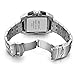 Fashion Mans Business Stainless Steel Strap Waterproof Analog Quartz Watch with Calendar Wirstwatch (Black)