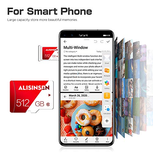 Micro SD Card 512GB TF Memory Card 512GB Micro Memory SD Card Fast