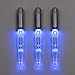 Glovion Led Light Pen,Penlight for Nighttime Writing -Blue- Pack of 3 Pens