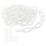 PATIKIL Plastic Chain Links, 10 Feet Safety