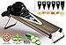 V Blade Stainless Steel Mandoline Slicer - Fruit and Food Slicer, Vegetable Cutter, Cheese Grater - Vegetable Julienne Slicer with Surgical Grade Stainless Steel Blades - Includes 6 Different Inserts
