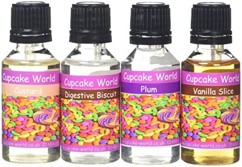 Cupcake WorldIntense Food Flavouring Custard 28.5 ml (Pack of 2)