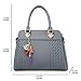 Womens Purses and Handbags Ladies Designer Satchel Tote Bag Shoulder Bags, Gray
