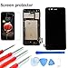 Knonew Screen Replacement for LG Aristo 2 X210/SP200 Tribute Dynasty/K8 2018/Zone 4 X 210V/Fortune 2/Risio 3 Glass LCD Display Touch Digitizer Assembly + Tools (Black with Frame)