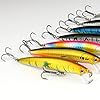 Laimeng8pc-Minnow-Hooks-Plastic-Fishing-Lures-Baits
