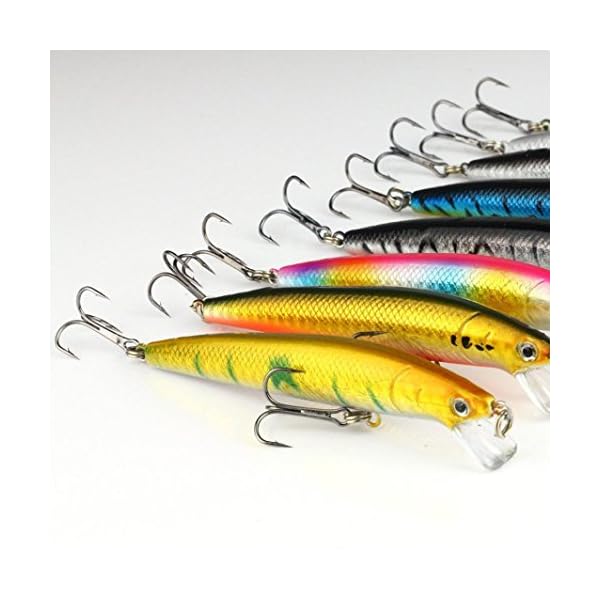 Laimeng8pc-Minnow-Hooks-Plastic-Fishing-Lures-Baits