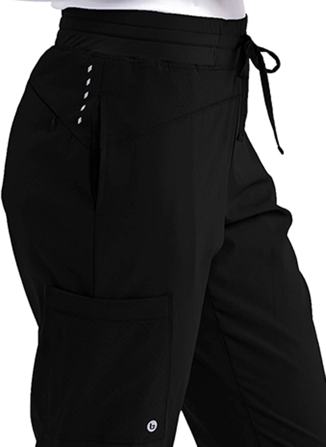 BARCO ONE 3-Pocket Boost Jogger Pant for Women– 4-Way Stretch Medical Scrub Pant: Clothing